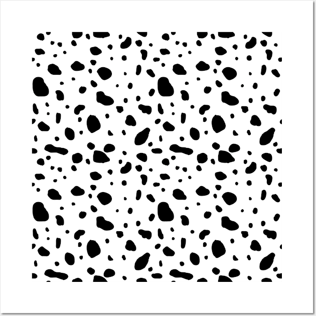 Dalmatian Animal Print Pattern Wall Art by rnmarts